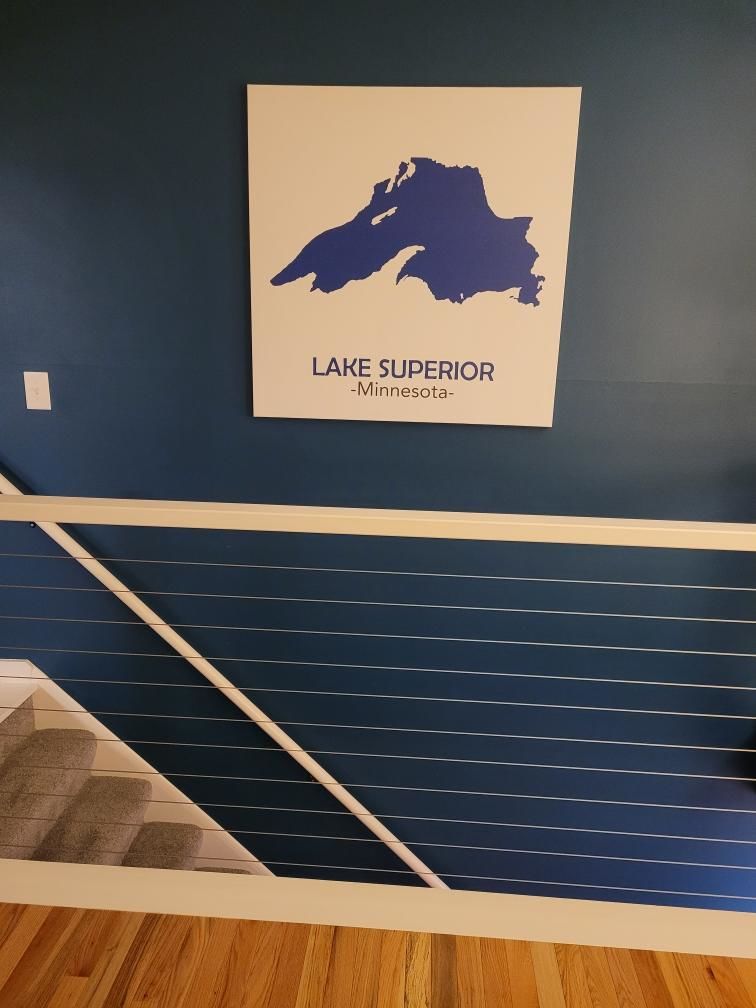 Customer photo review of Custom Lake Square Canvas