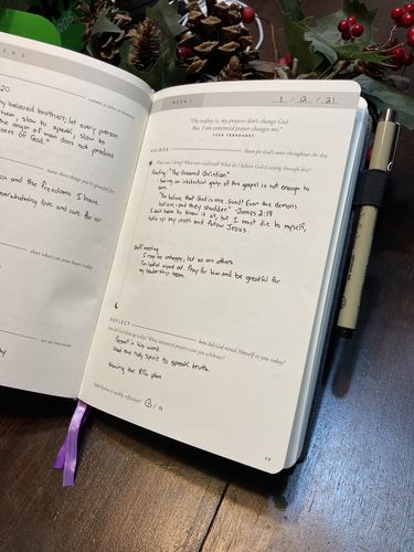 Customer photo review of Daily Kairos Prayer Journal