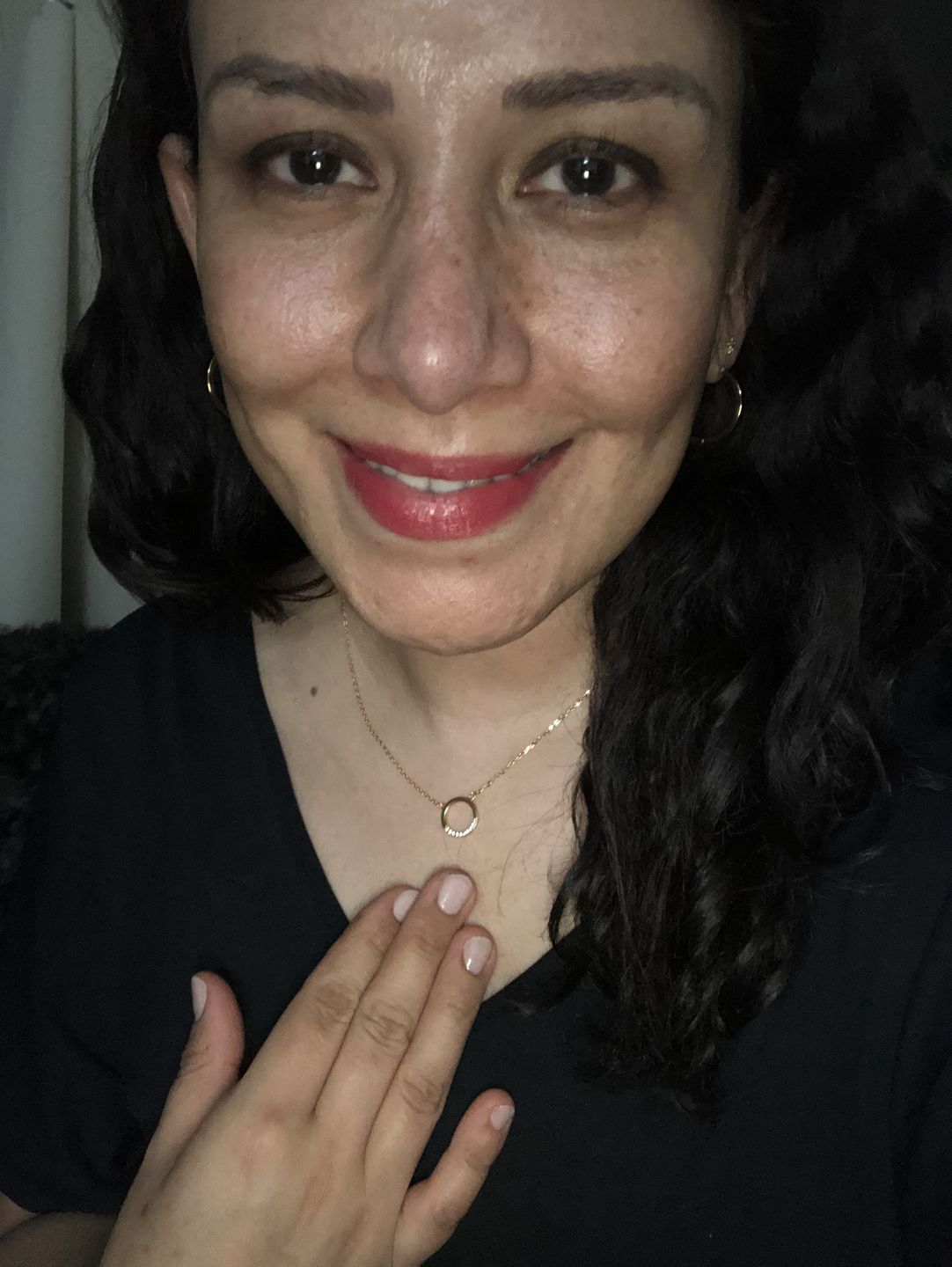 Customer photo review of COLLAR LEA ORO