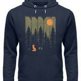 Customer photo review of FUCHS IM WALD KHAKI - Bio Unisex Hoodie (PREMIUM)