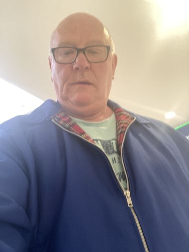 Customer photo review of Mens Classic Harrington Jacket - Royal Blue