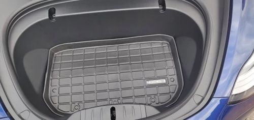 Customer photo review of All-Weather Frunk Mat for Tesla Model 3