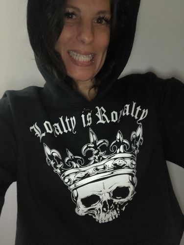 Customer photo review of 139- Loyalty Crop Hoodie