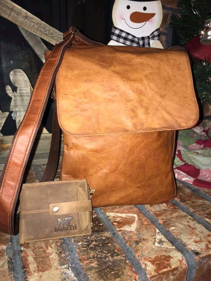 Customer photo review of Women's Crossbody Style Leather Shoulder Purse