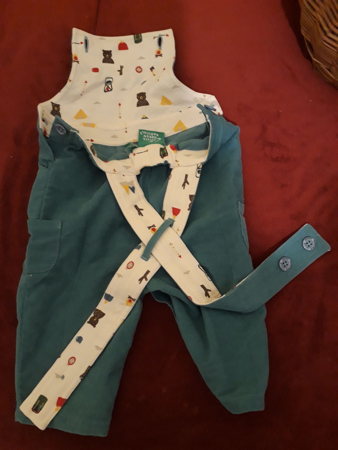 Customer photo review of Mountain Blue Classic Dungarees