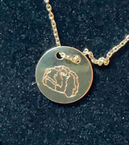 Customer photo review of 14 Karat Lineart Infinity Halskette