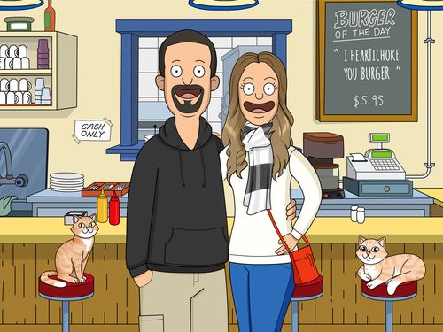Customer photo review of Personalized Bob’s Burgers Custom Portrait