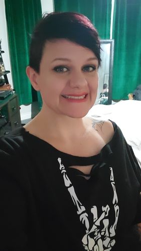 Customer photo review of 153 - Regret Wide Neck Hoodie