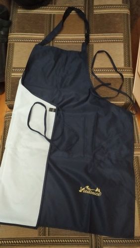 Customer photo review of Tablier de Cuisine ou Barbecue Peau de Pêche