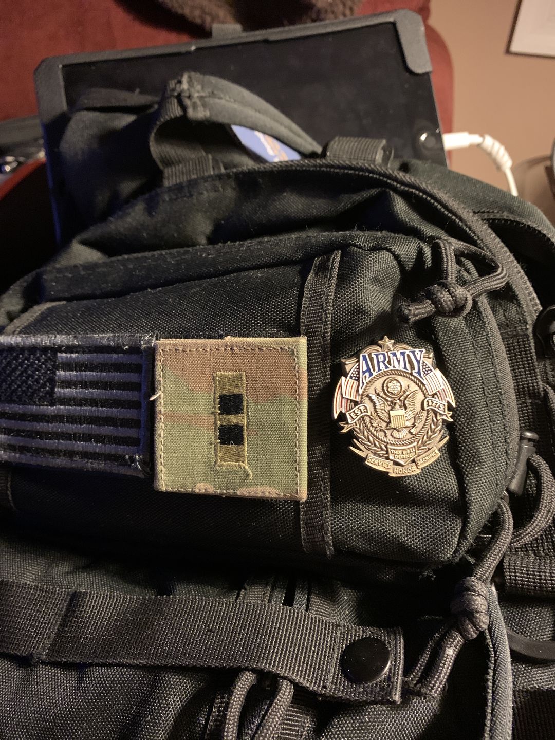 Customer photo review of US Army Veteran's Day Pin