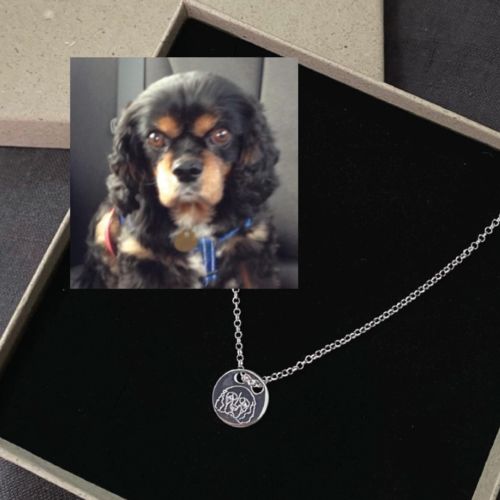 Customer photo review of Silber Lineart Love Halskette