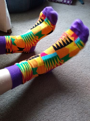 Customer photo review of The Classic Afrisocks Collection