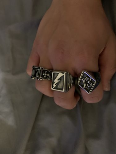 Customer photo review of CROSS GEM RING