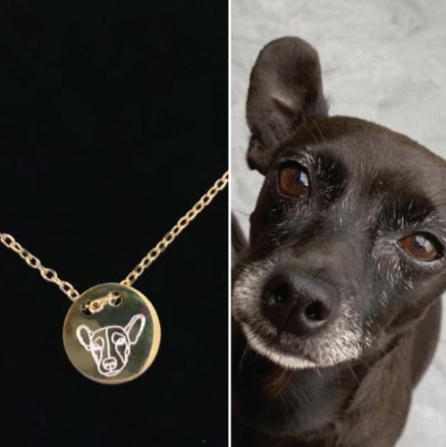 Customer photo review of Silber Lineart Love Armkette