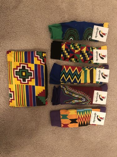 Customer photo review of The Classic Afrisocks Collection