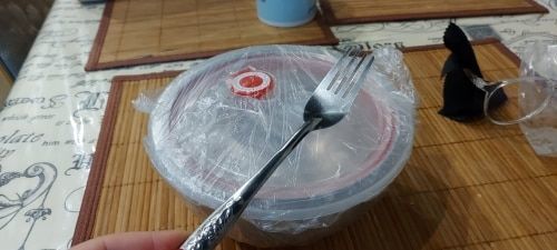 Customer photo review of Bol Mélangeur Inox avec Couvercle (à l'unité)