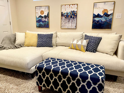 Customer photo review of Geometric Sun Landscape