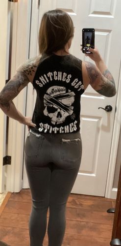 Customer photo review of 24 - Snitches Crop Tank Top