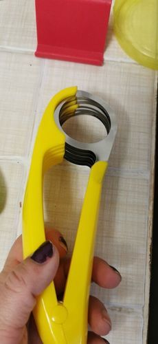 Customer photo review of Coupe Banane Inox