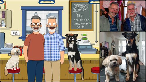Customer photo review of Personalized Bob’s Burgers Custom Portrait