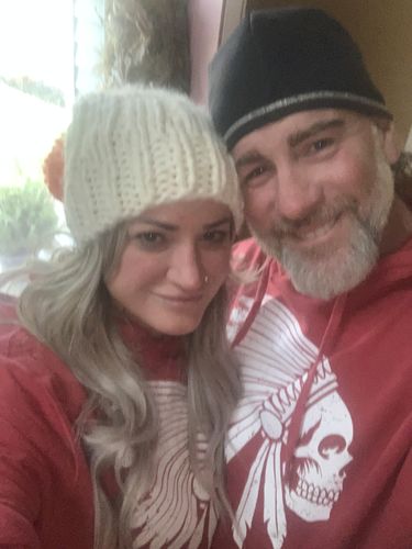 Customer photo review of 1- Apache Crop Hoodie