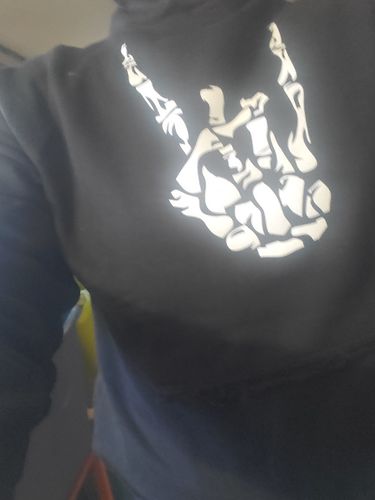 Customer photo review of 158 - Regret Crop Hoodie