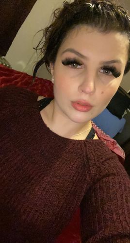 Customer photo review of [US Warehouse] Premium Brown Prescription Contact Lenses