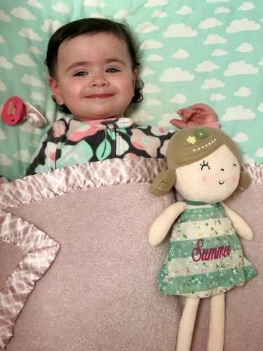 Customer photo review of Personalized Leyadoll (Green) with Gift Bag