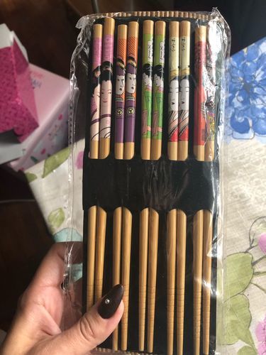 Customer photo review of Set de Couverts en Bambou pour Sushis