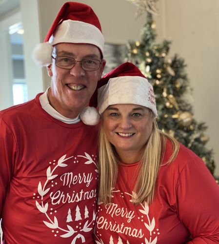 Customer photo review of Merry Christmas Reindeer Family Matching Pajamas Set 8872