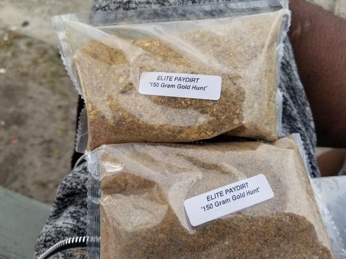 Customer photo review of *BOGO* '150 GRAM GOLD HUNT' - ELITE Gold Paydirt Panning Concentrates
