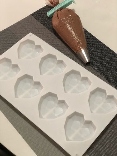 Customer photo review of Moule Mini Coeur Silicone