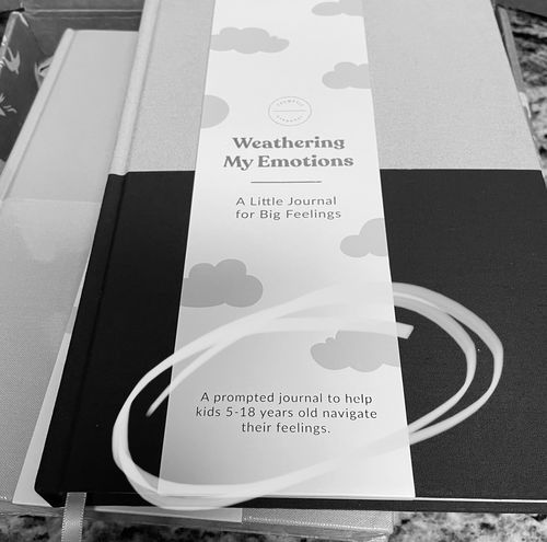 Customer photo review of Emotions Journal - Ochre-Mint