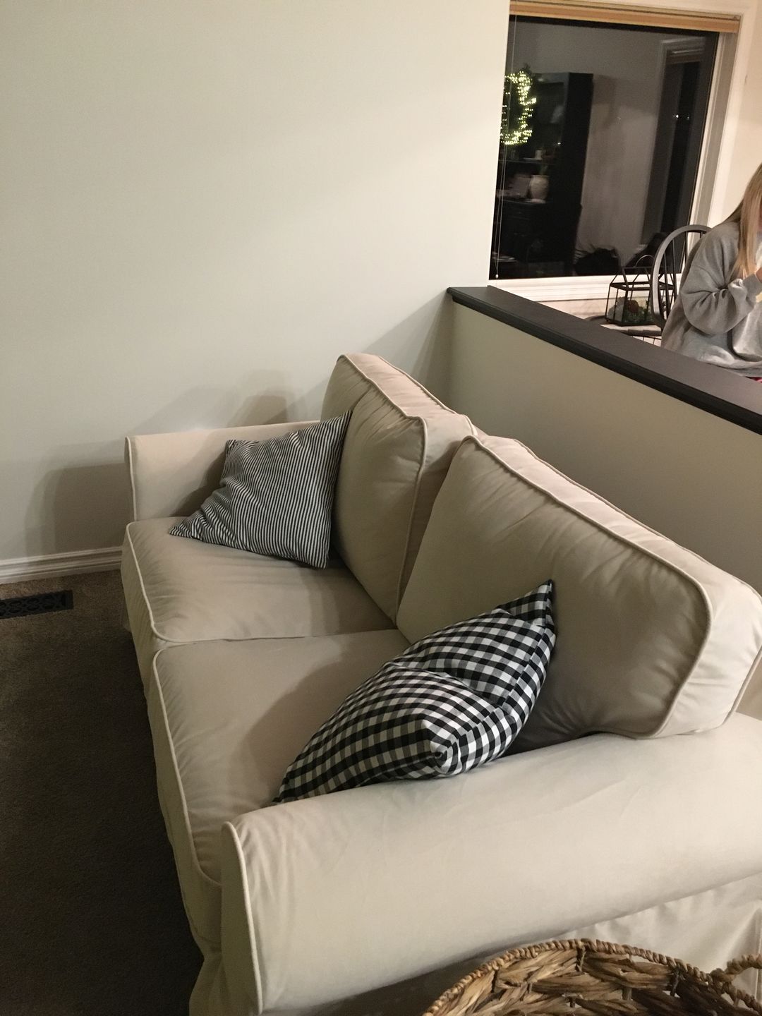 Customer photo review of EKTORP 2 Seat IKEA Sofa Cover