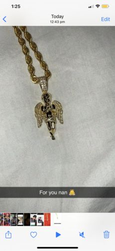 Customer photo review of GUARDIAN ANGEL PENDANT (GOLD)