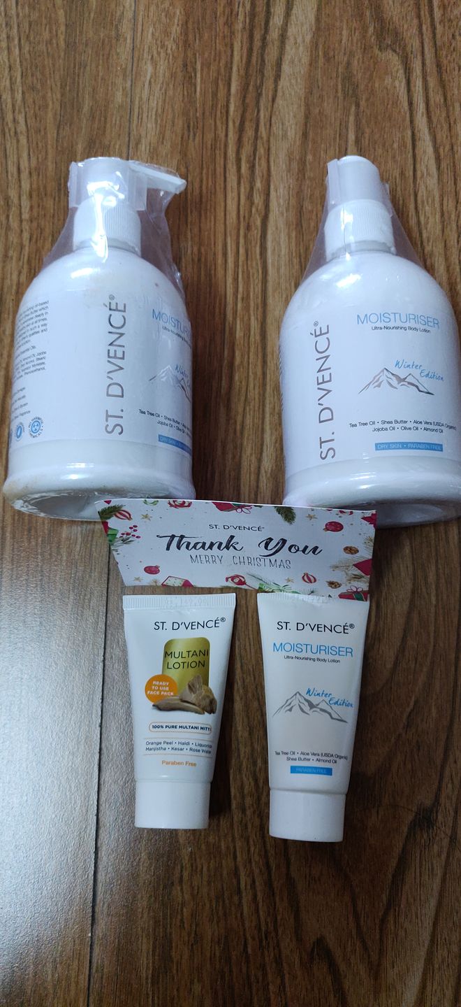 Customer photo review of Winter Body Lotion with Tea Tree & Shea Butter, 300 ml