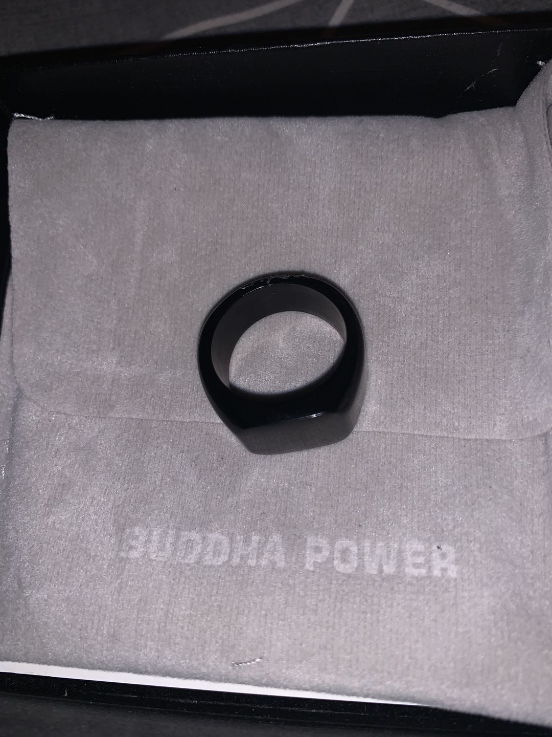 Customer photo review of Matte Black Onyx Vikings Energy Ring