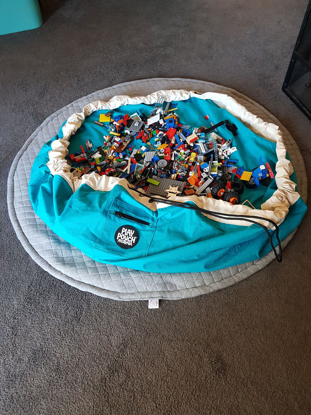 Customer photo review of Ocean Blue Original Play Pouch