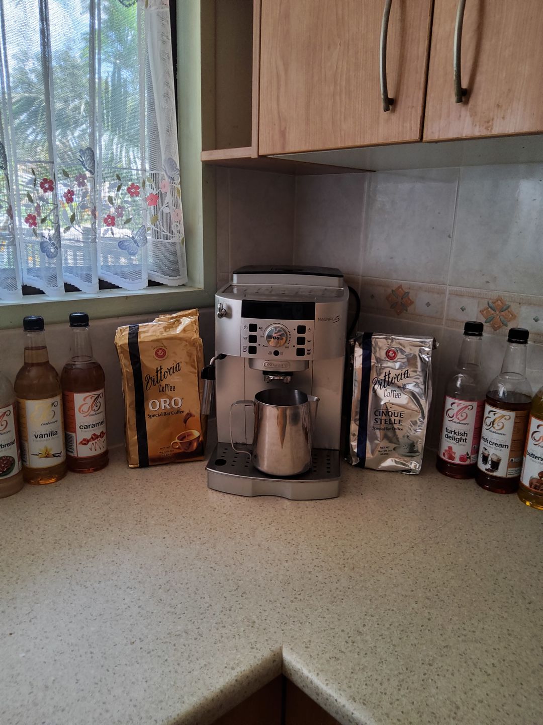 Customer photo review of Hazelnut Coffee Syrup