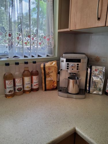 Customer photo review of Butterscotch Coffee Syrup