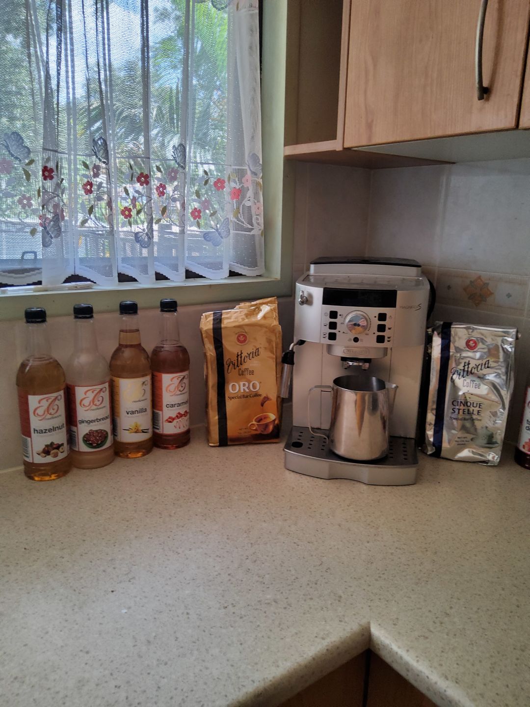 Customer photo review of Butterscotch Coffee Syrup