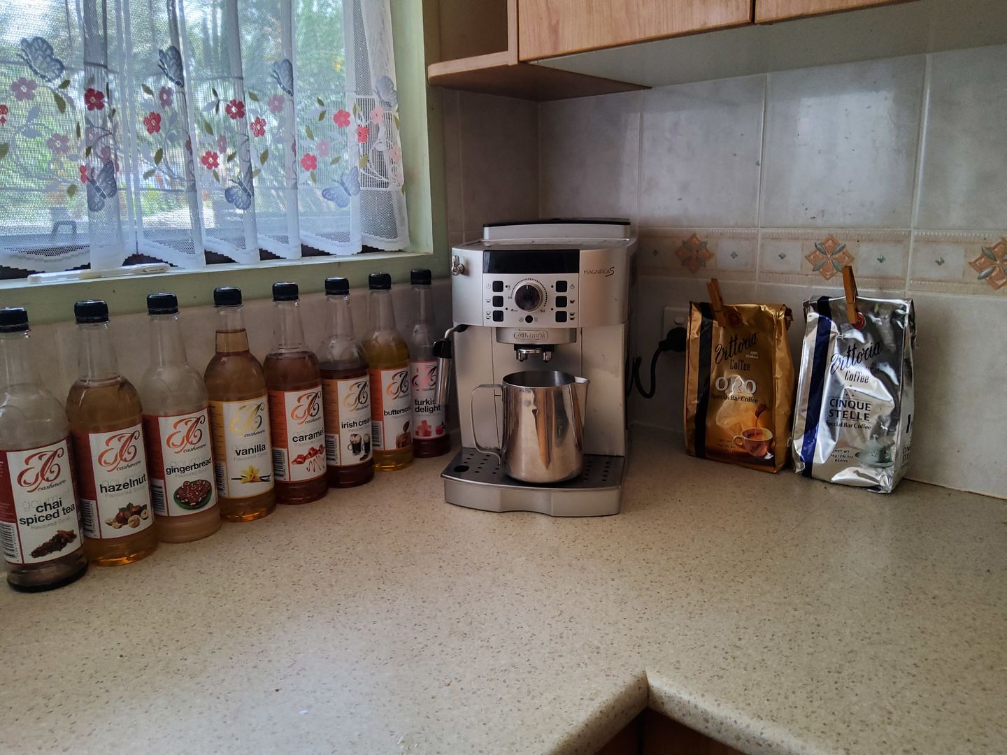 Customer photo review of Irish Cream Coffee Syrup