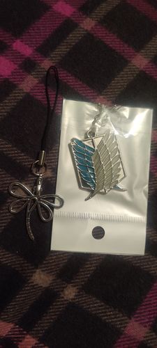 Customer photo review of Harajuku Style Glowing Wings Necklace