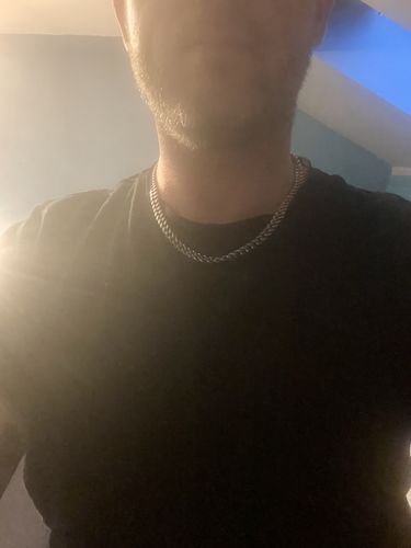 Customer photo review of Cuban (Silver) 8mm