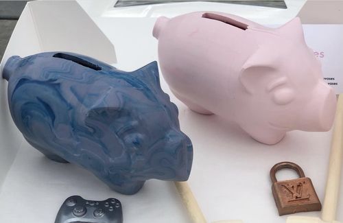 Customer photo review of Pig Chocolate Mold