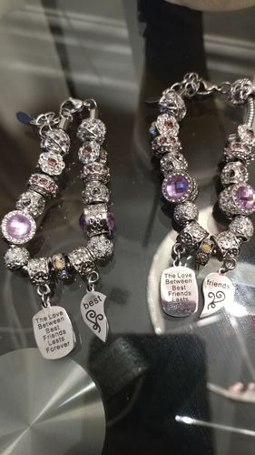 Customer photo review of Forever Best Friends Bracelets