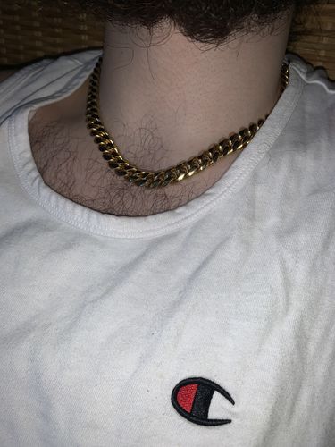 Customer photo review of Cuban (Gold) 12mm