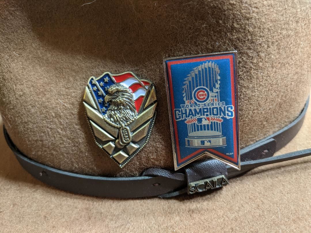 Customer photo review of US Air Force Veteran Pin