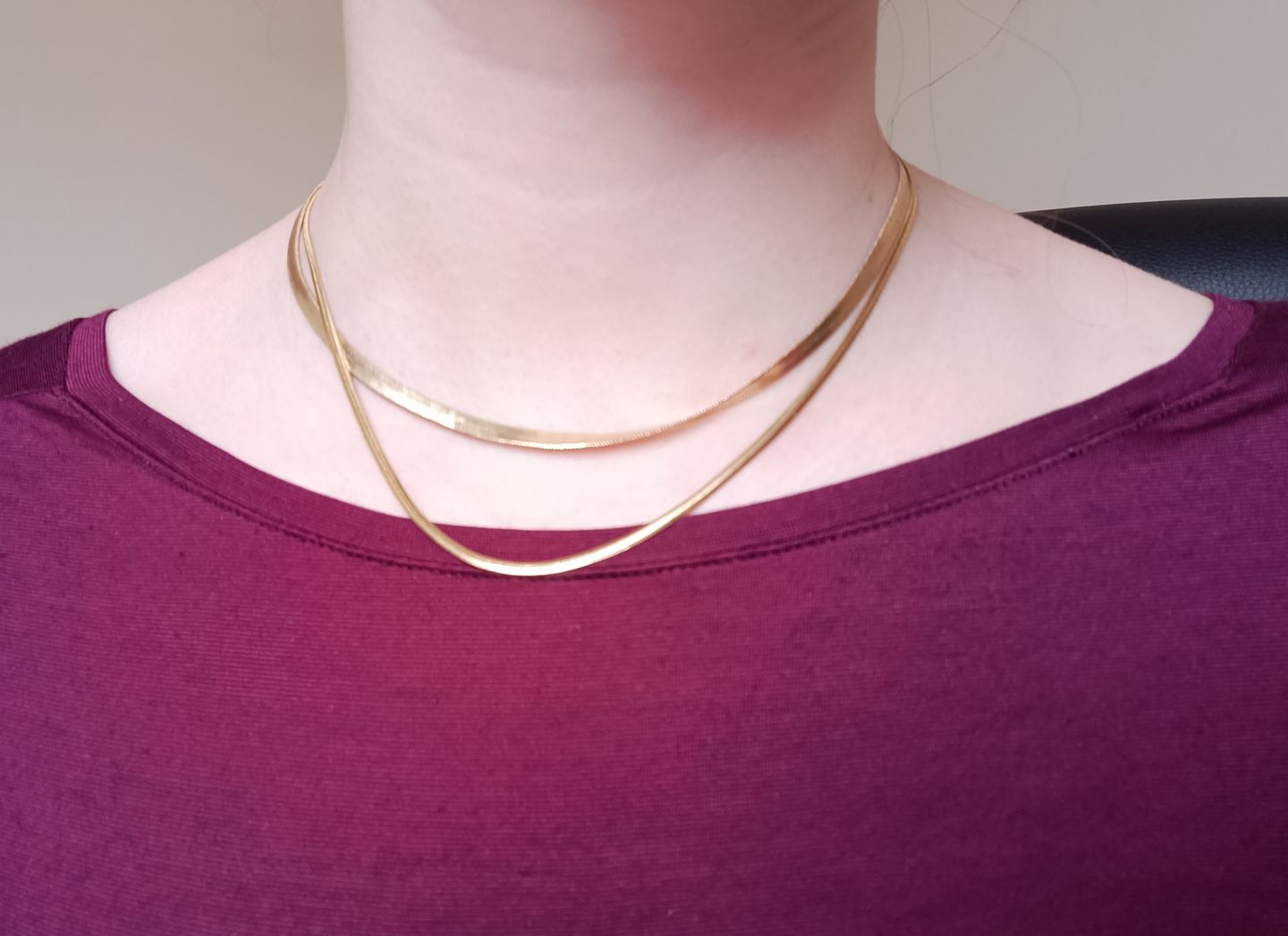 Customer photo review of Manasa necklace (length selection)