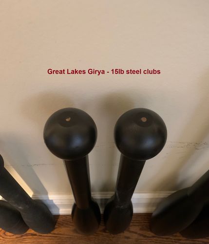 Customer photo review of 15lb steel club - single